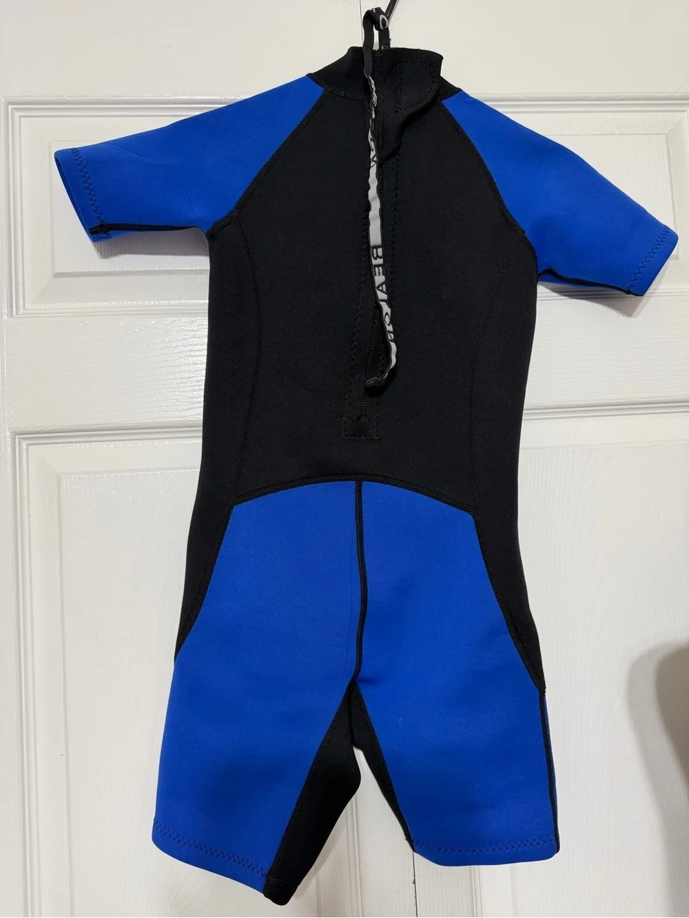Realon kids wetsuit blue and black size L